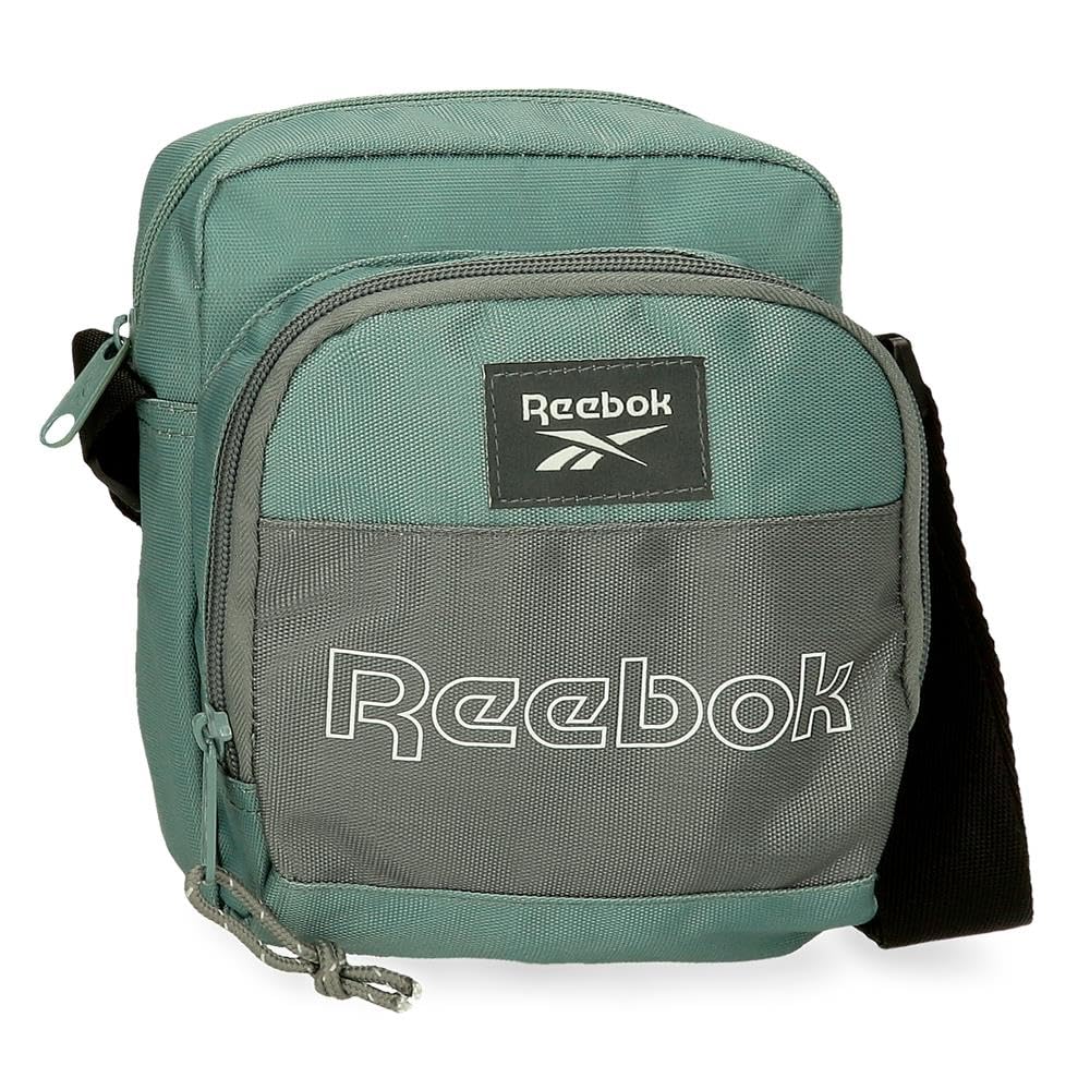 Reebok Arlo Shoulder Bag Verde 15x19,5x6 cms Polyester by Joumma Bags