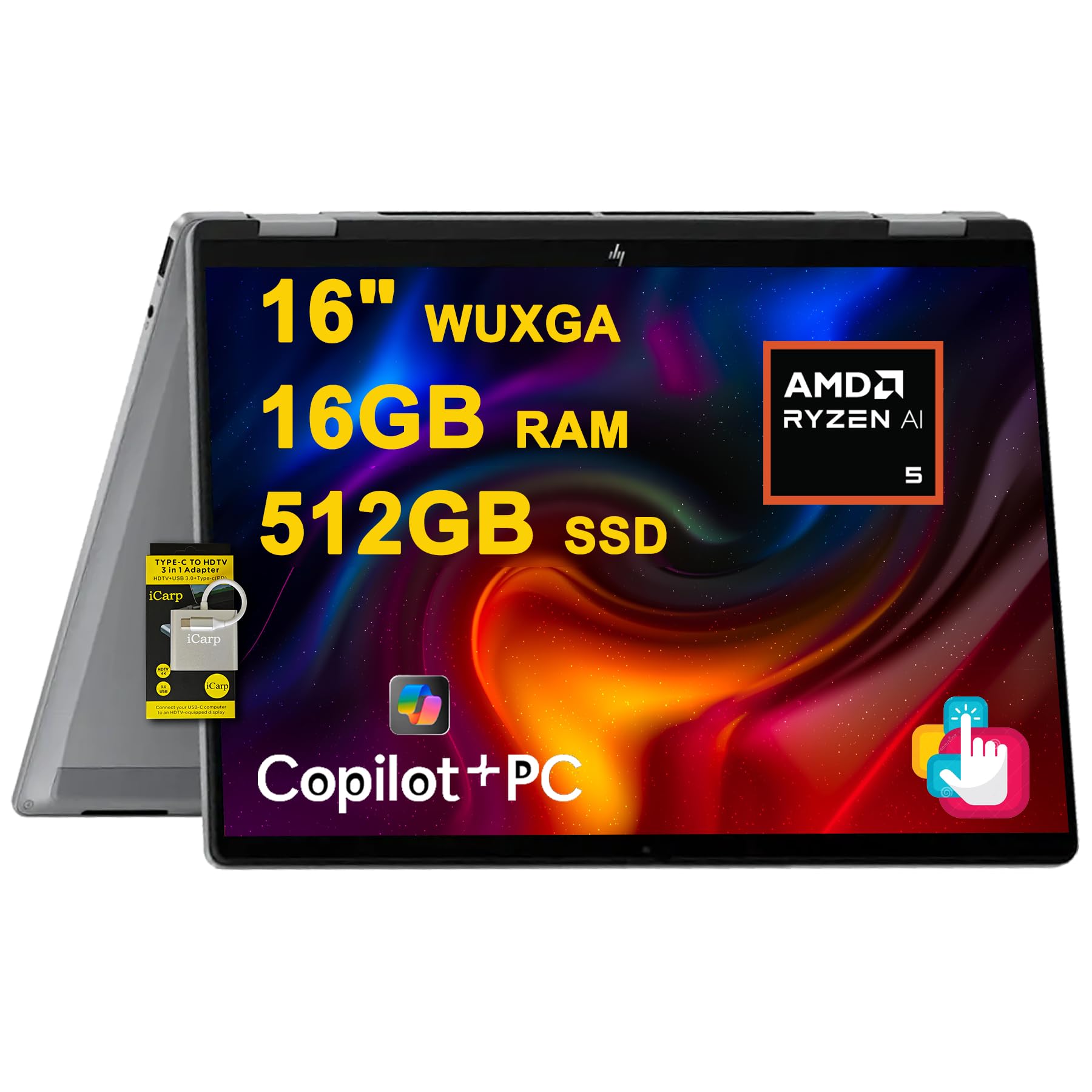 Amazon.com: HP OmniBook X Flip 2-in-1 Laptop 16