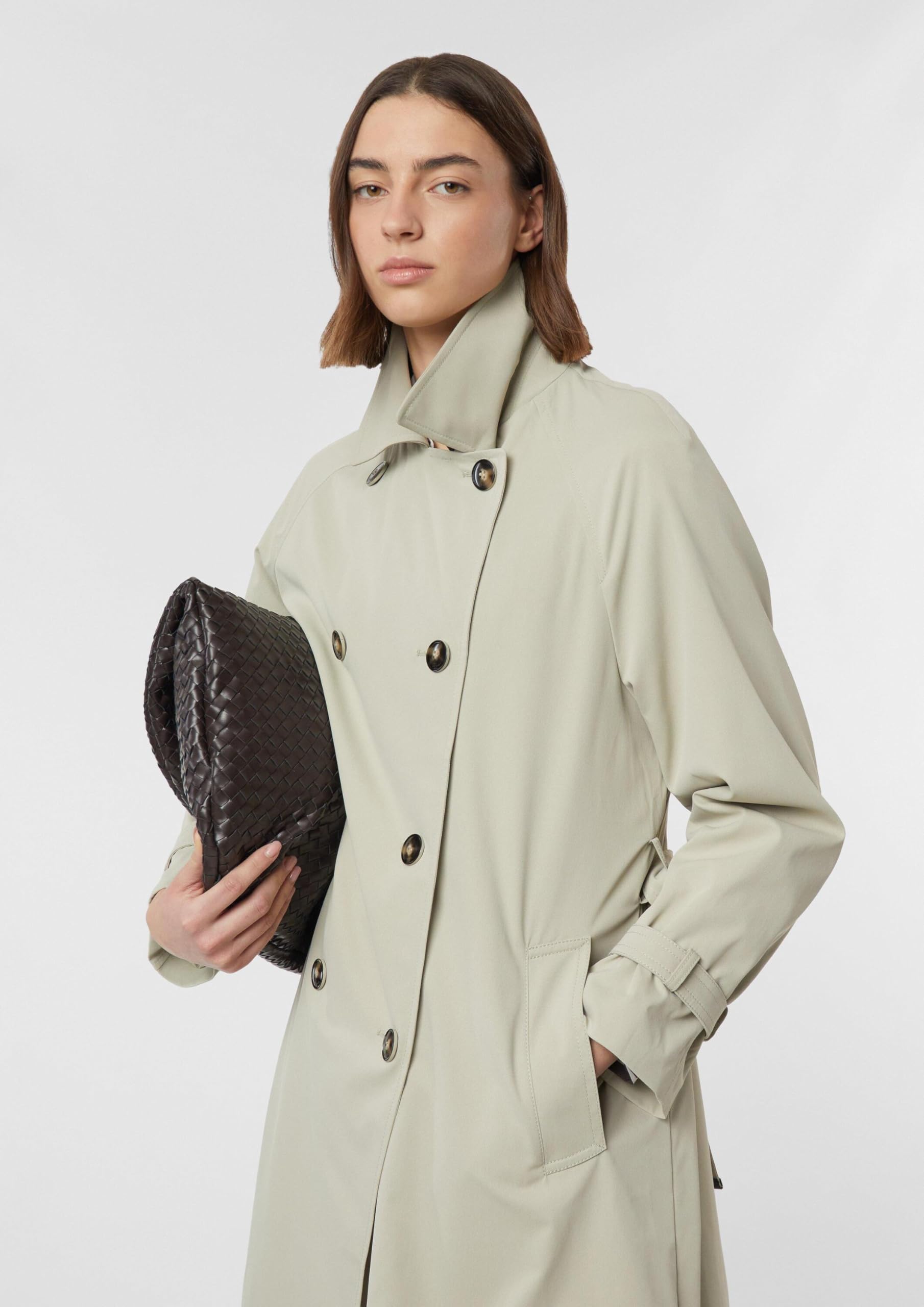 COMMA Klassischer Trenchcoat mit Bindegürtel