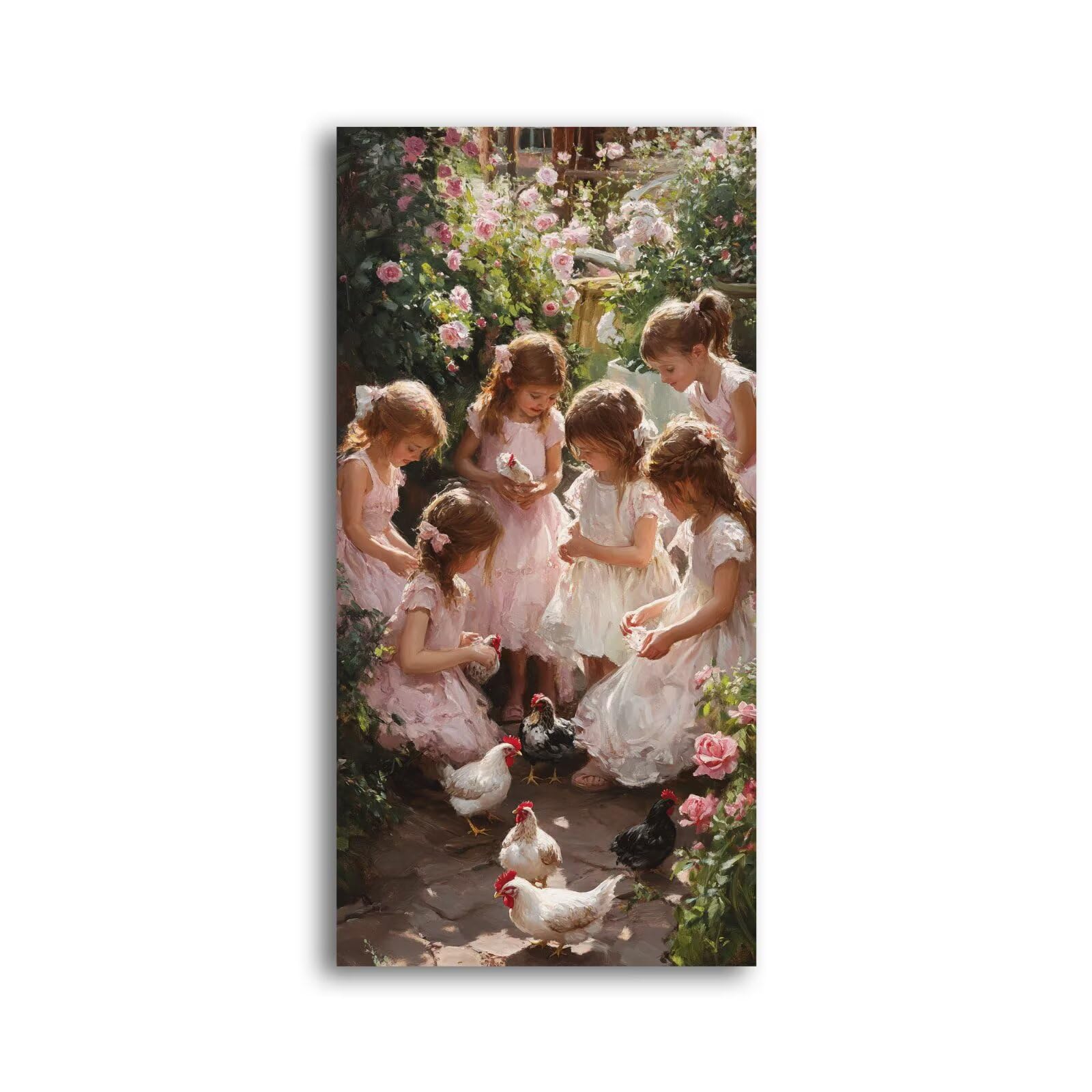 Malen Nach Zahlen Erwachsene Mädchen Klein Malen Nach Zahlen 70X35cm, Blume Bastelset Erwachsene Frauen, Farbiges Leinwand Acrylfarben DIY Ölgemälde Set Heim Dekoration Geschenke für Fraue/Männer-z323