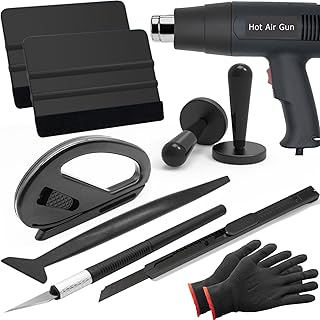 Spanno Heat Gun for Vinyl Wrap, Car Wrapping Kit Include Heat Gun, Squeegees, Vinyl Cutter, Magnet Holder
