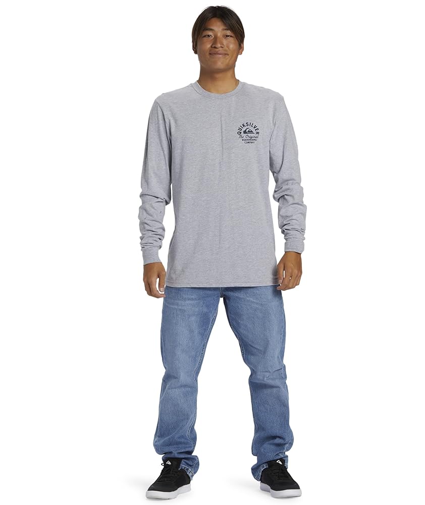 Quiksilver Men's Circled Script Long Sleeve Tee Shirt