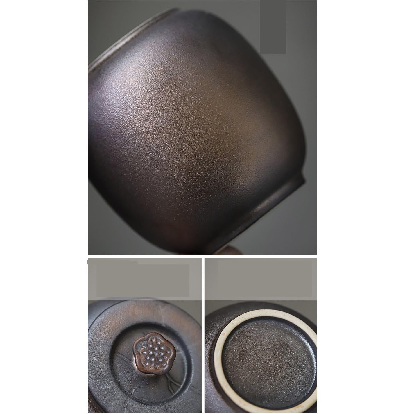 HLTYGWX Zestaw do herbaty Retro ceramiczne puszki na herbatę Gospodarstwa domowego Czarna herbata Puszki na zieloną herbatę Zamknięte puszki Puszki do przechowywania herbaty Puszki do pakowania