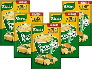 Knorr Goracy Kubek 4 Sery z Grzankami 4 Cheese Soup w Croutons 17g Bag (5-Pack)