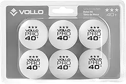 Vollo Kit 6 Bolas de Tênis de Mesa