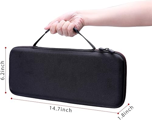 Miniatura 3 de L LTGEM Funda rígida EVA para Logitech K400 Plus, Logitech MX Mechanical Mini, teclado táctil inalámbrico Logitech POP Keys (solo funda)