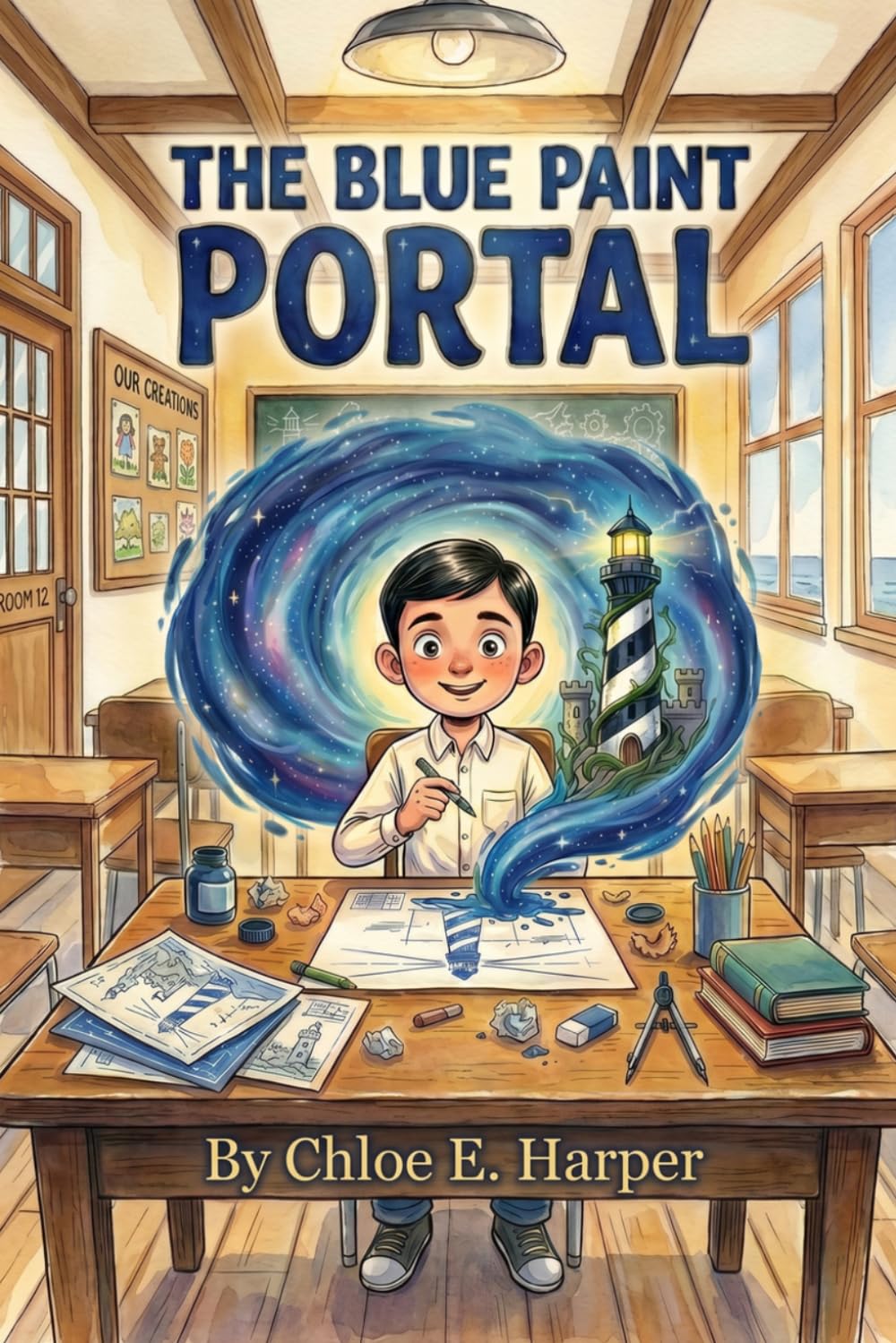 The Blue Paint Portal: A Story of Mistakes, Magic, and Making a Mess