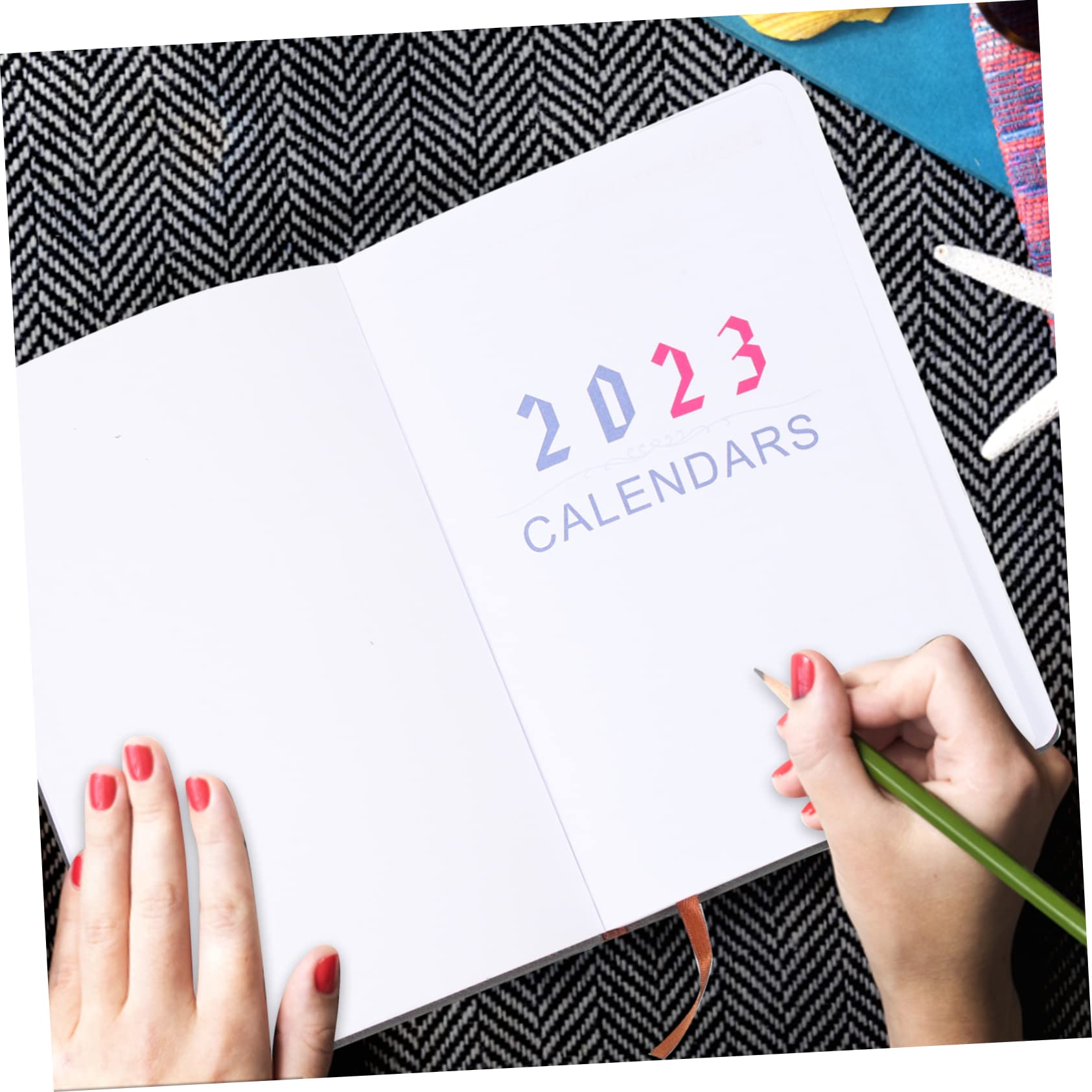 VILLCASE 2piezas Planificador Académico Notas Para Estudio y Calendario De Citas Cuaderno De Planificación Para Homeschool Diseño Creativo y Práctico
