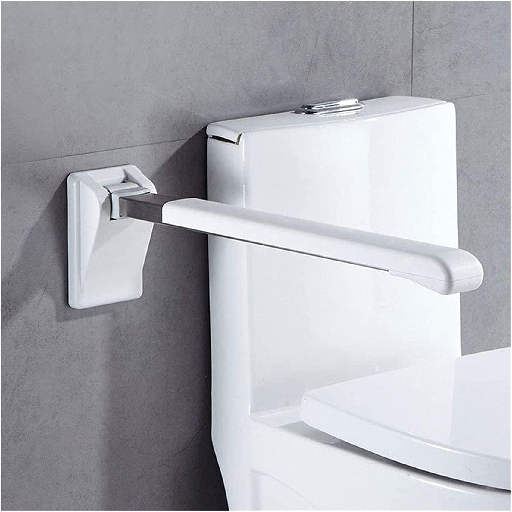 Maniglia per WC | Bracciolo ribaltabile da parete | Barra di sicurezza regolabile per anziani e disabili