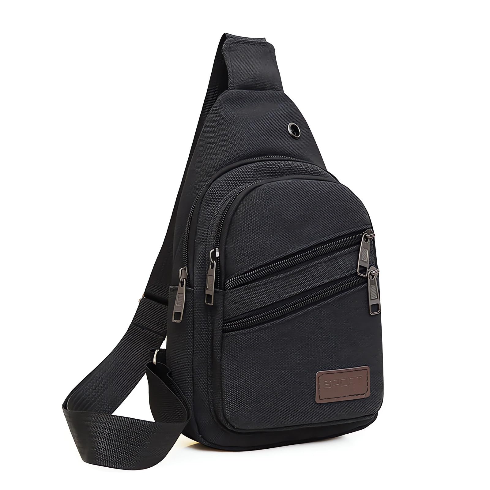 Versatile Chest Bag Thickened Zipper Outdoor Sports Bag Trendy Messenger Bag For Camping Travel