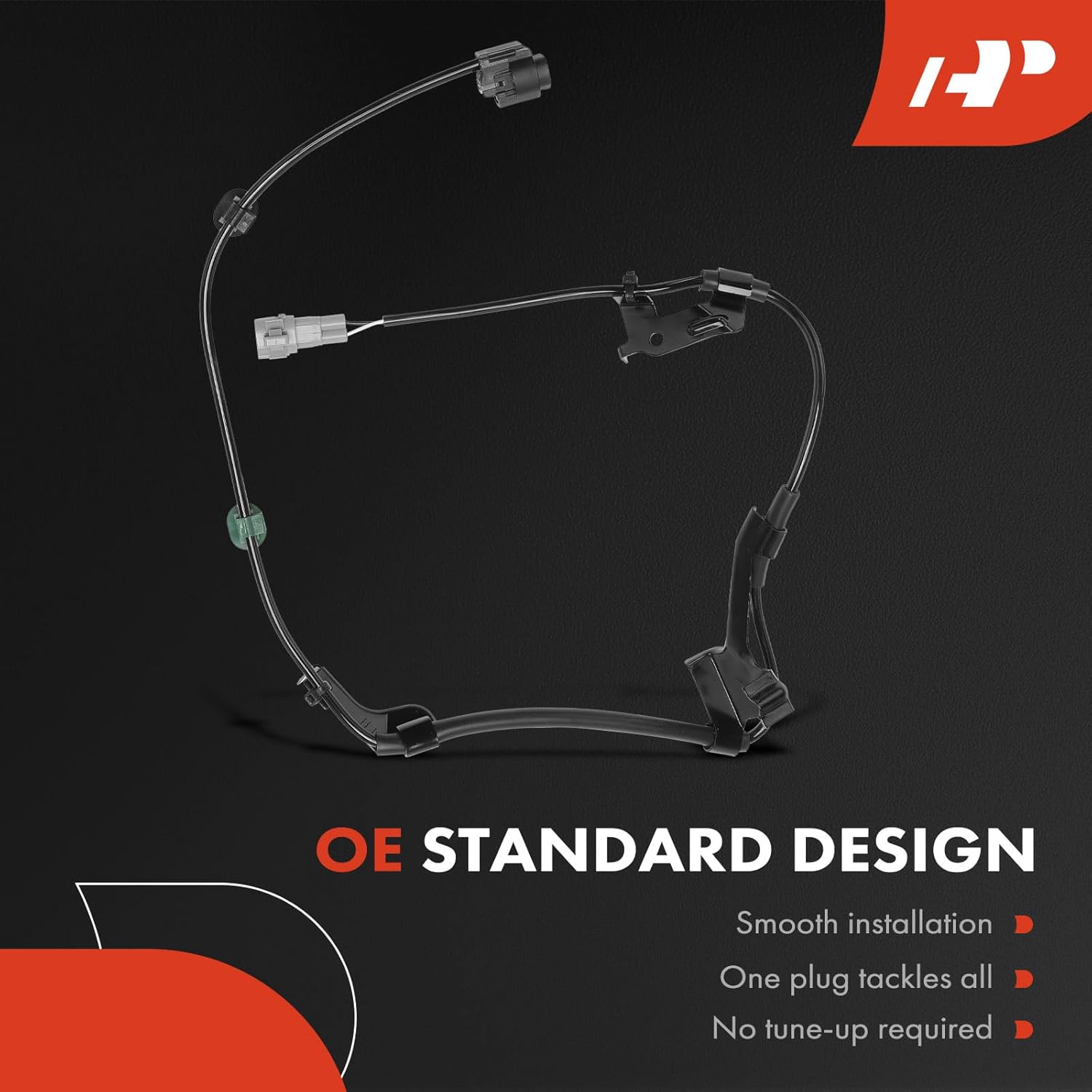 A-Premium Wire Harness for Front Left ABS Wheel Speed Sensor Compatible with Toyota Models - Tacoma 2005-2015 - Without Sensor