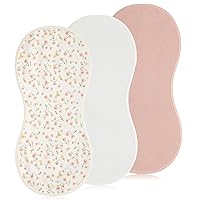 Vista 19 de 3 piezas de almohadillas para cambiador con forma de maní, impermeables, de algodón orgánico, almohadillas de maní cálidas para la espalda del bebé