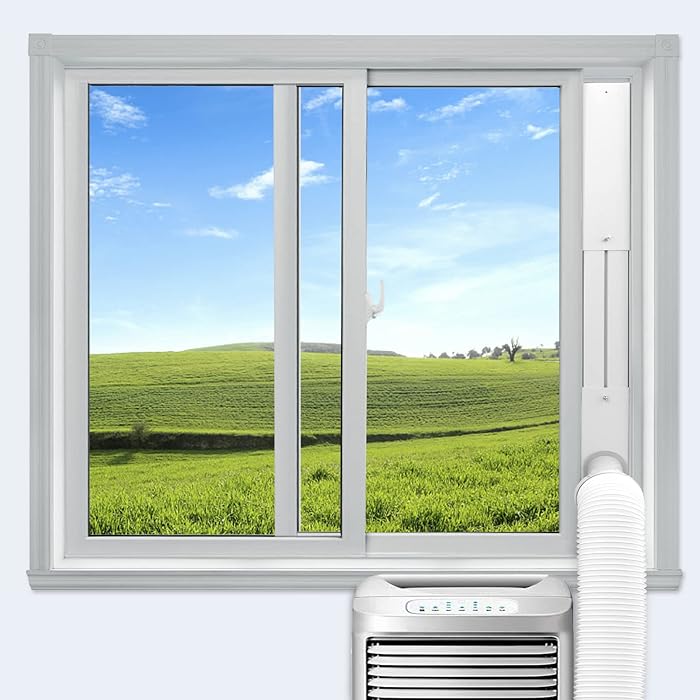 Buy habibee Portable Air Conditioner Window Vent Kit Adjustable AC