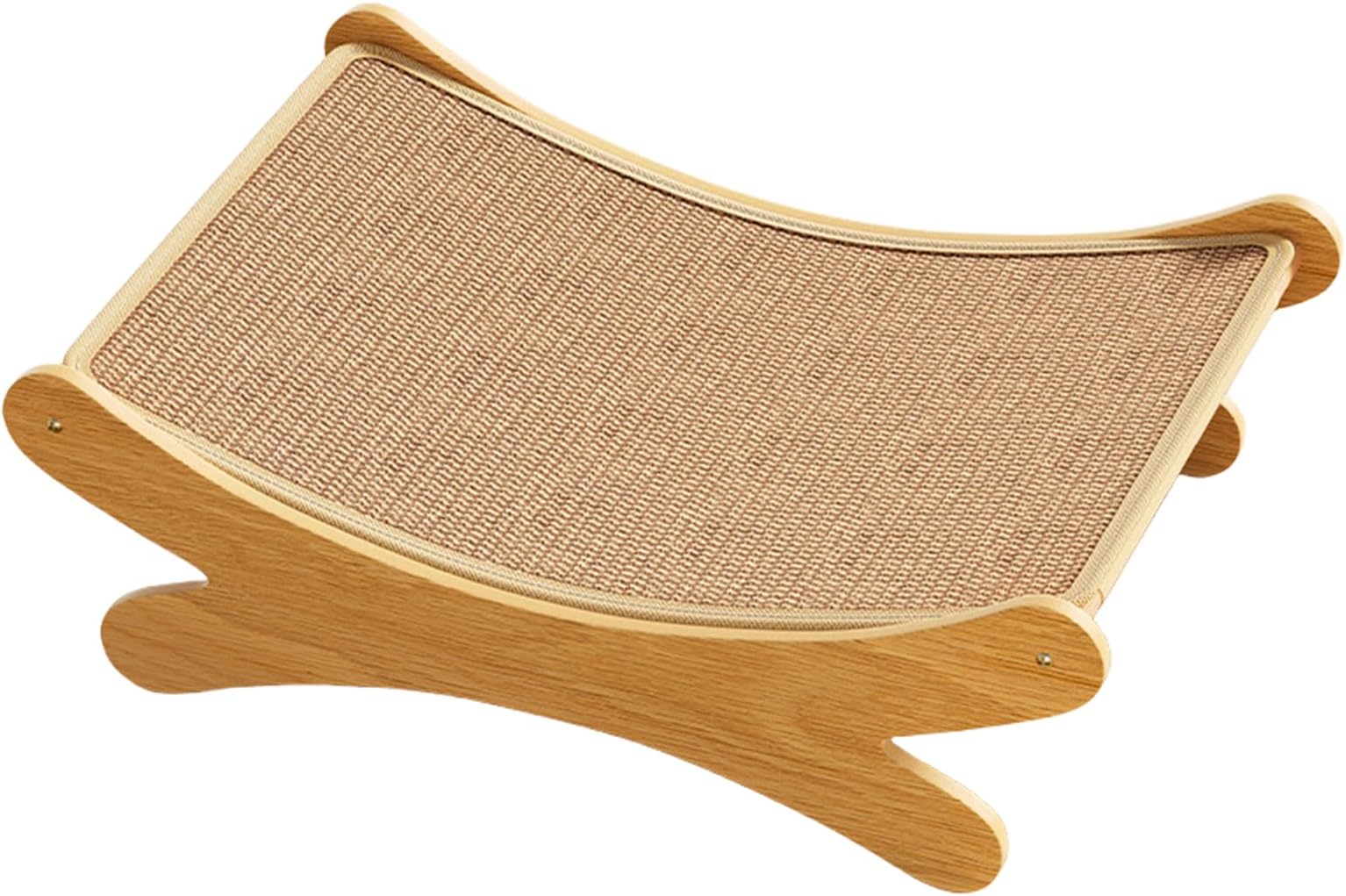 Cat Bratching Board & Lounge Bed - 50 x 33 x 16 cm Cat Lightweight Cats Scratching Bed | 740G Portable Corrugated Cardboard Cats Scratcher | Pet Scratch Bed Grinding Claw Toys For Cats Home