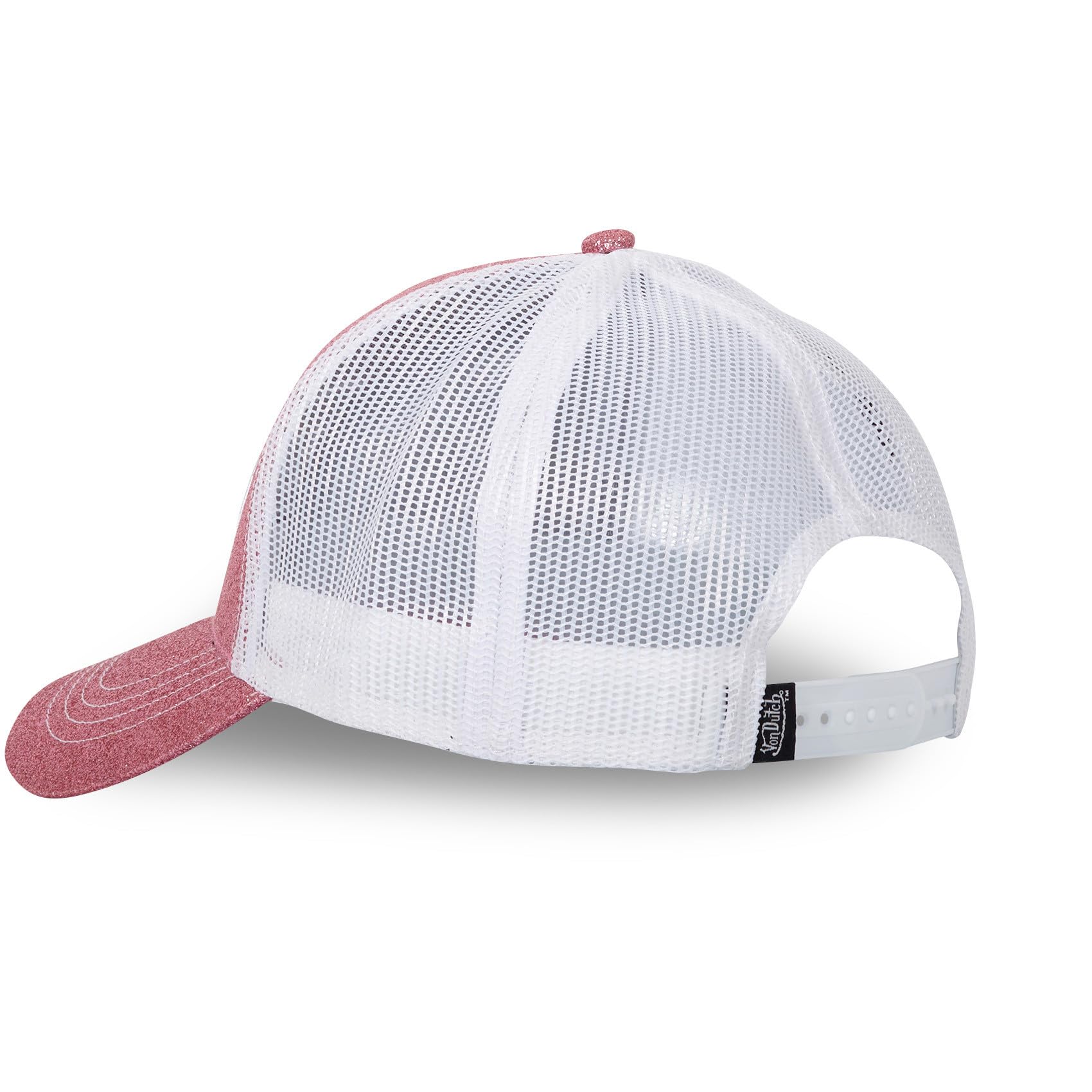 Von Dutch Glitter męska i damska czapka, czapka Trucker, regulowana i autentyczna