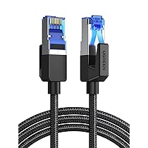 UGREEN Cavo Ethernet Cat 8 Cable Lan RJ45 40Gbps 2000MHz Nylon Alta Velocità per Gaming PS5 PS4 Xbox X TV Box Router, 3M