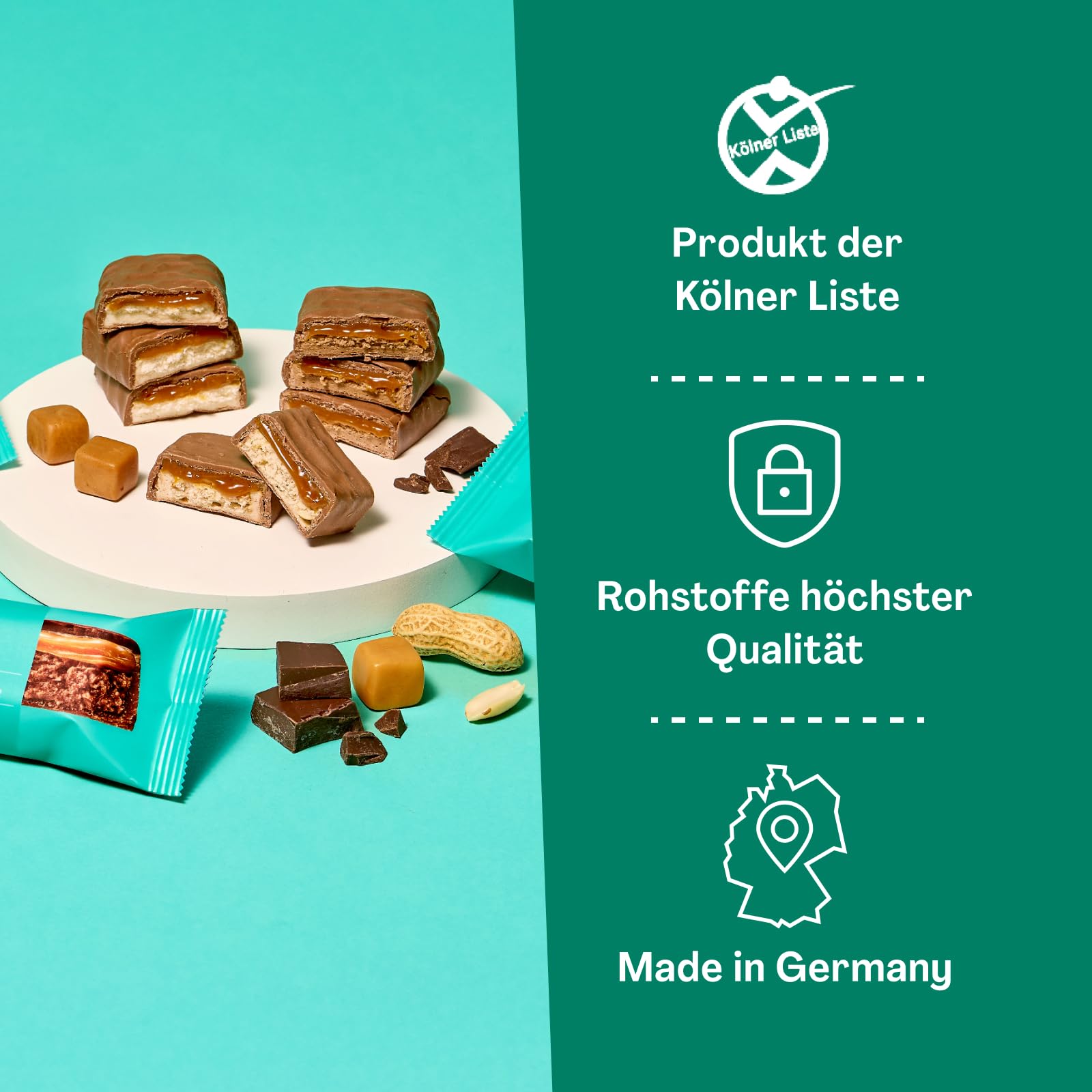 MaxiNutrition Softbar Caramel MixBox, 12x 45g, Proteinriegel, 30% Eiweiß, 14g Protein je Riegel, low Sugar (1,3 bis 1,4g), ohne Zuckerzusatz, ohne künstliche Aromen oder Palmöl