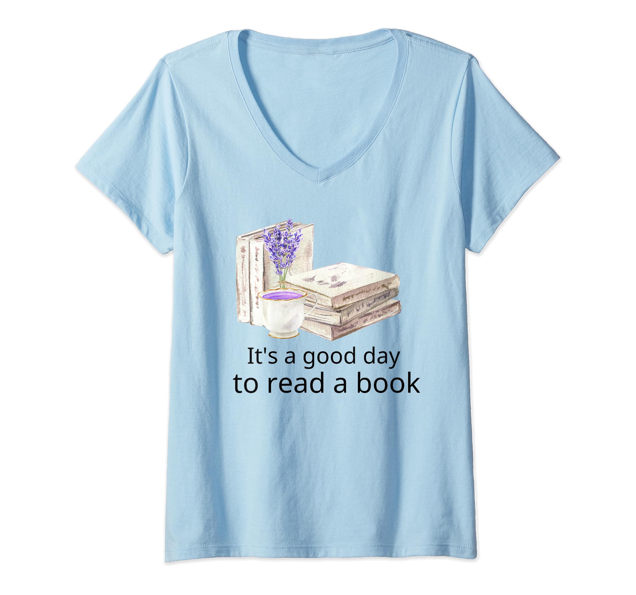 book.teeIt's Good Day To Read Book Retro Booklover For Men Women Kid V-Neck T-Shirt