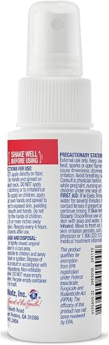 Miniatura 3 de No Natz Repelente botánico de insectos, eficaz para mosquitos, mosquitos y moscas que muerden, hecho a mano y sin DEET, fórmula no grasa, botella de