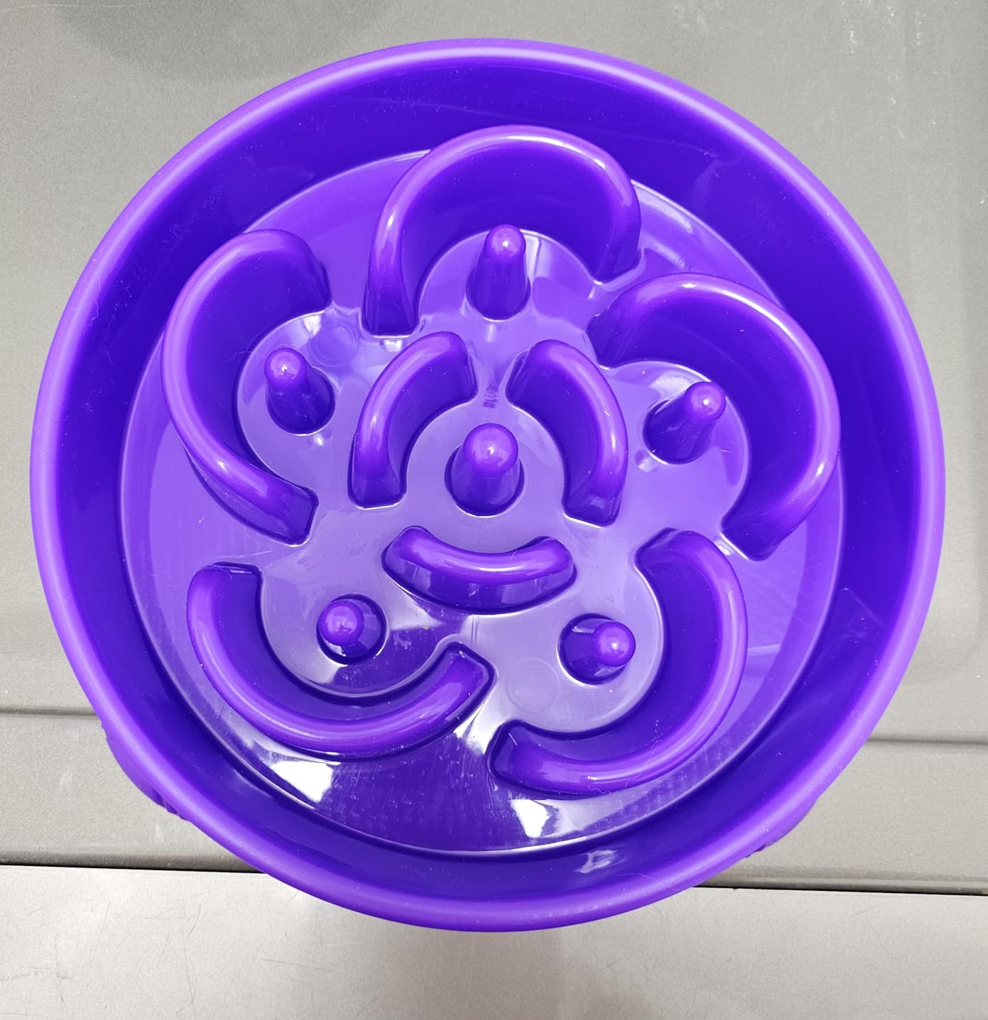 スポンジボブ 小型犬用食器 紫 Amazon.com: YINEYA 4 Cups Slow Feeder Dog Bowls Large Breed, Anti