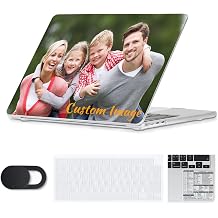 Se7enline for MacBook Pro 14 inch Case 2026-2021 M5 M4 M3 M2,DIY Design | Custom Personalized Photo Name Hard Shell Cover Clear Keyboard Skin Shortcut Sticker Anti-Scratch Heat Dissipation Slim