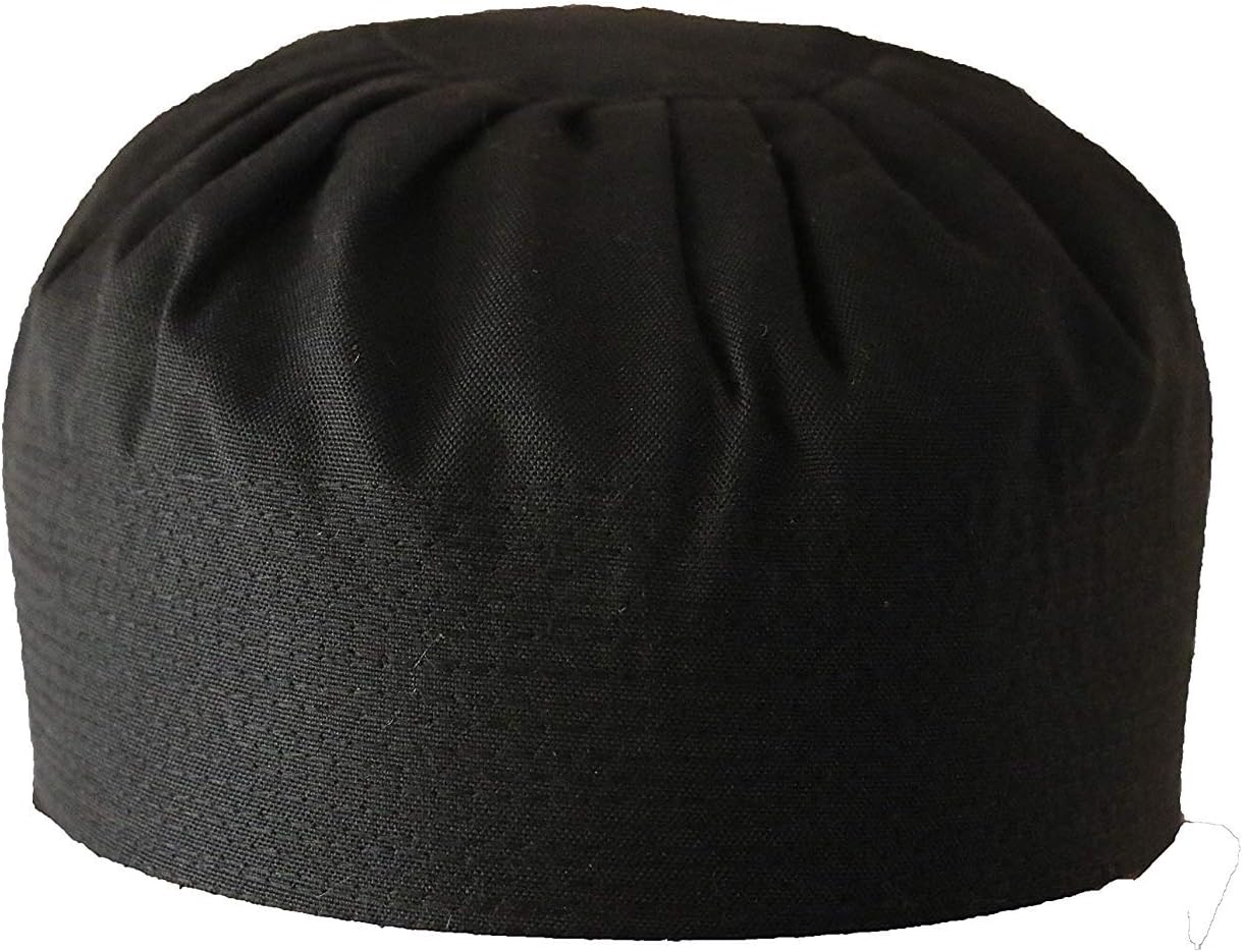 Men's Synthetic Cap (8o78t6453_Black_21 Inch)