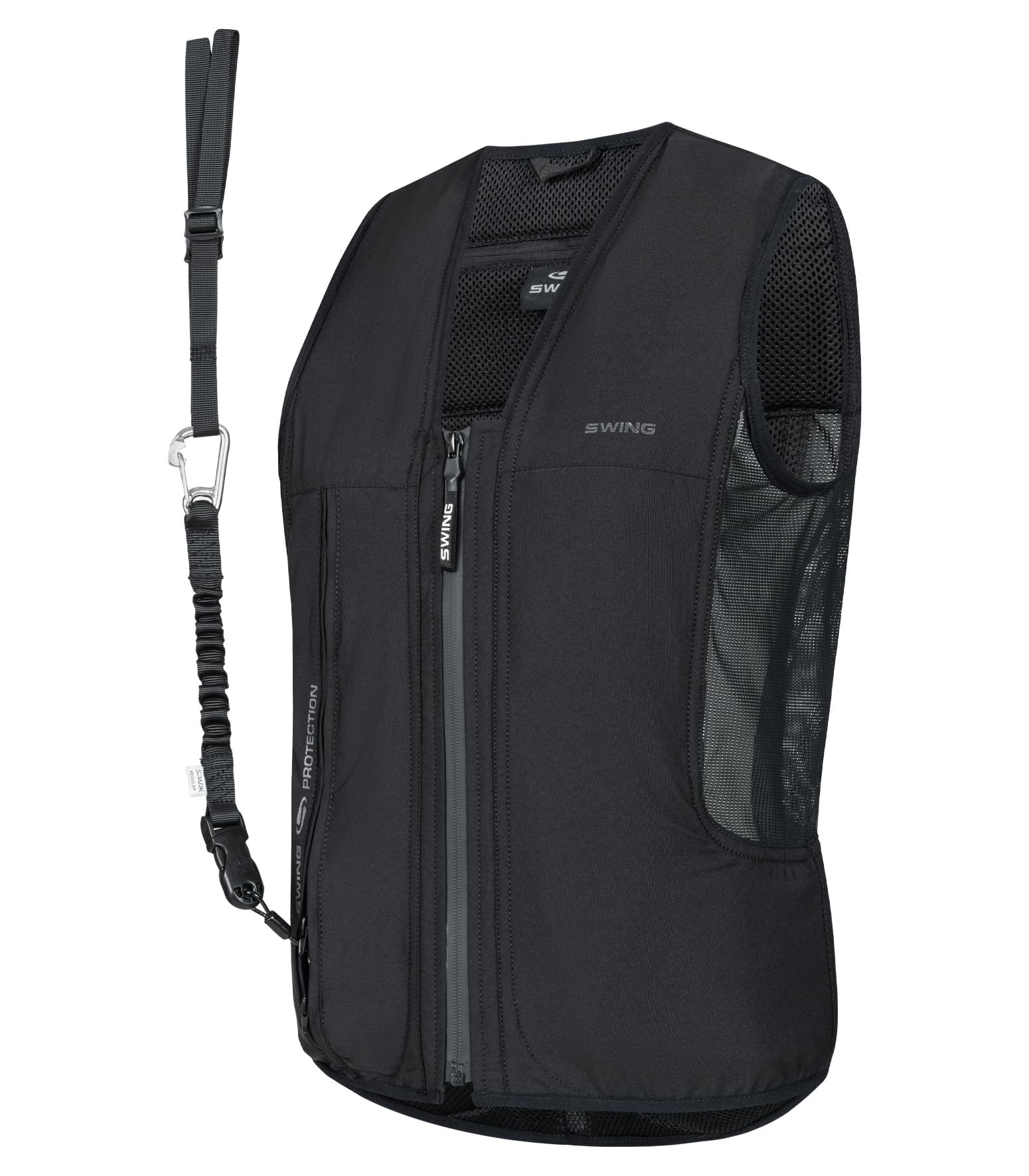 SWING Gilet Airbag P25 AIR, nero, taglia XS
