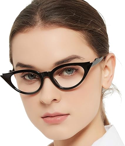 OCCI CHIARI Gafas de lectura Cateye para mujer, elegantes lectores 100, 125, 150, 175, 200, 225, 250, 275, 300, 350