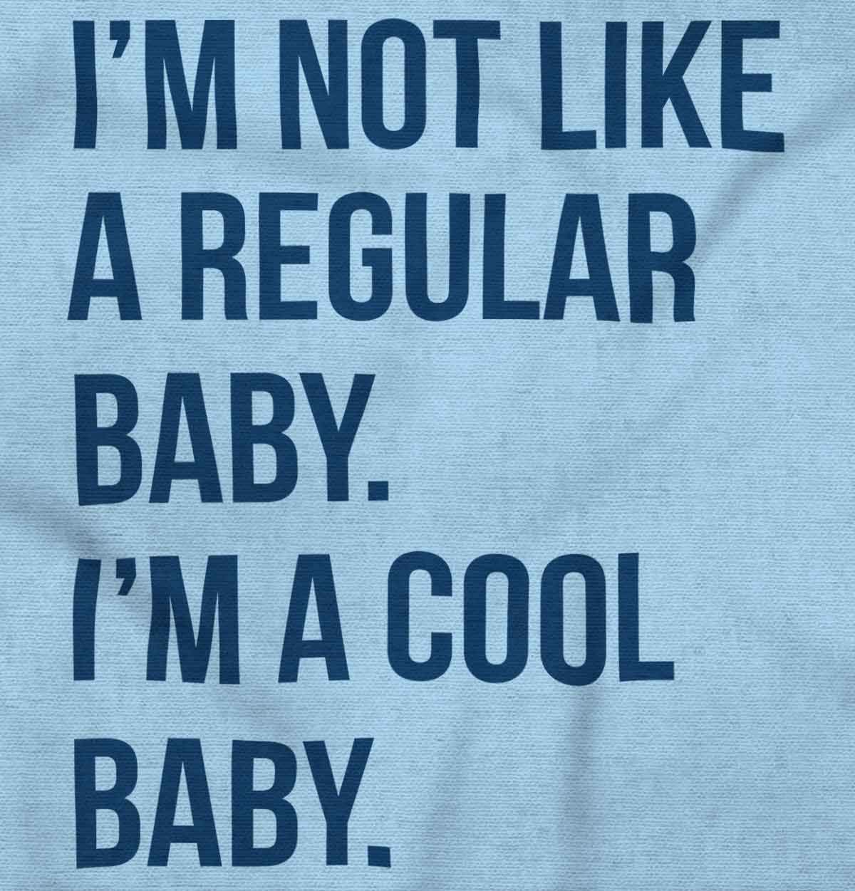 Brisco Brands I'm a Cool Baby Funny Movie Quote Baby Romper Boys or Girls