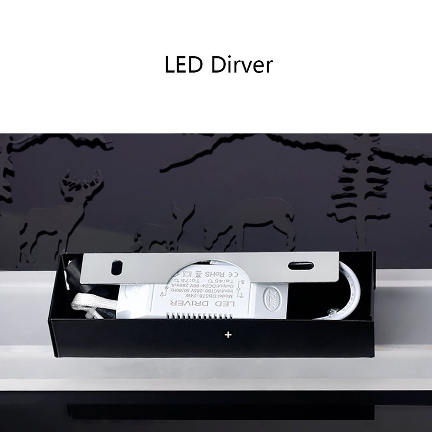 Lampada da Parete LED Su e Giù Applique da interno Ferro Leggero Corpo Cervo Design per Bar Corridoio Decorazione, 12W