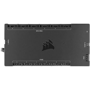 Corsair iCUE COMMANDER CORE XT, Digital Control of Lighting and Fan Speed (You Control Up to Six PWM Case Fans and 264 RGB LE