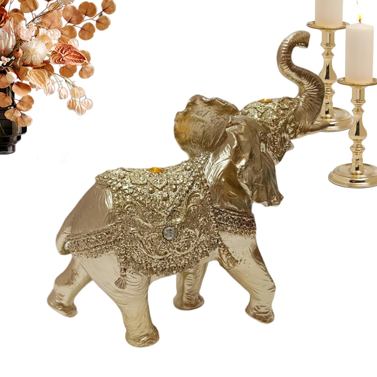 Estatuilla De Elefante Para Decoración Del Hogar Escultura de Resina