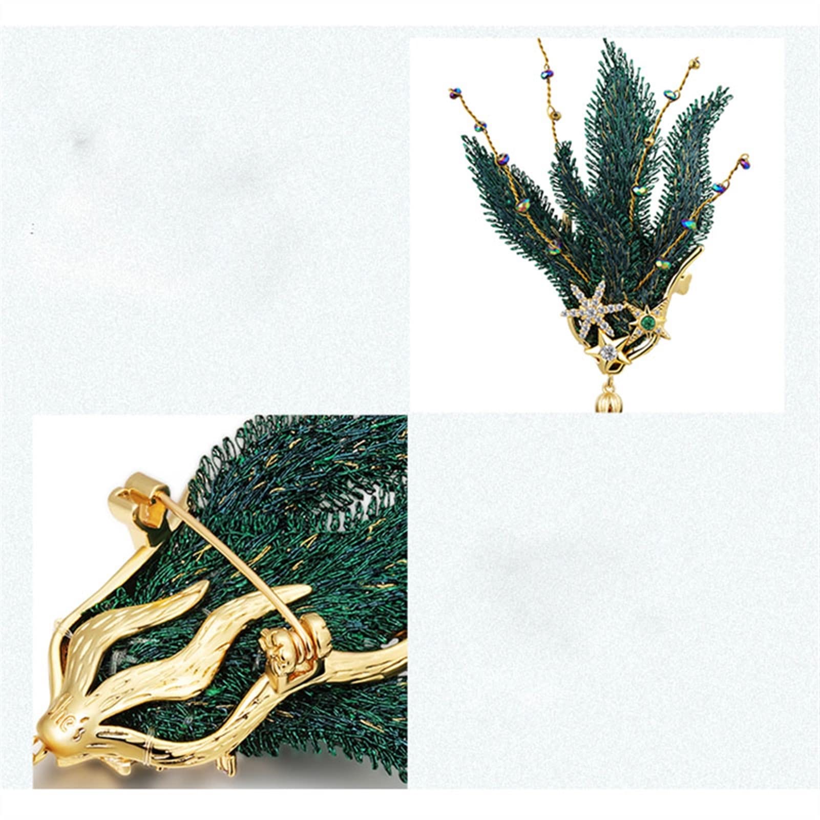 Damen-Brosche, Damenmode, Elegante Accessoires, Stickerei, Sternenhimmel, Zweig, Lange Quaste, Brosche, Luxus-Hochzeitsbankett-Brosche, Schmuck, Exquisite Broschen