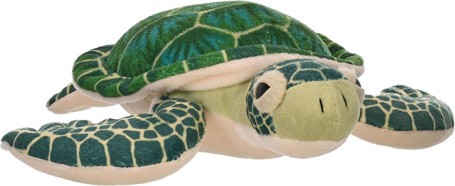 Sea Turtle Plush Soft Toy, Cuddlekins Cuddly Toys, Gifts for Kids 20 cm, Green