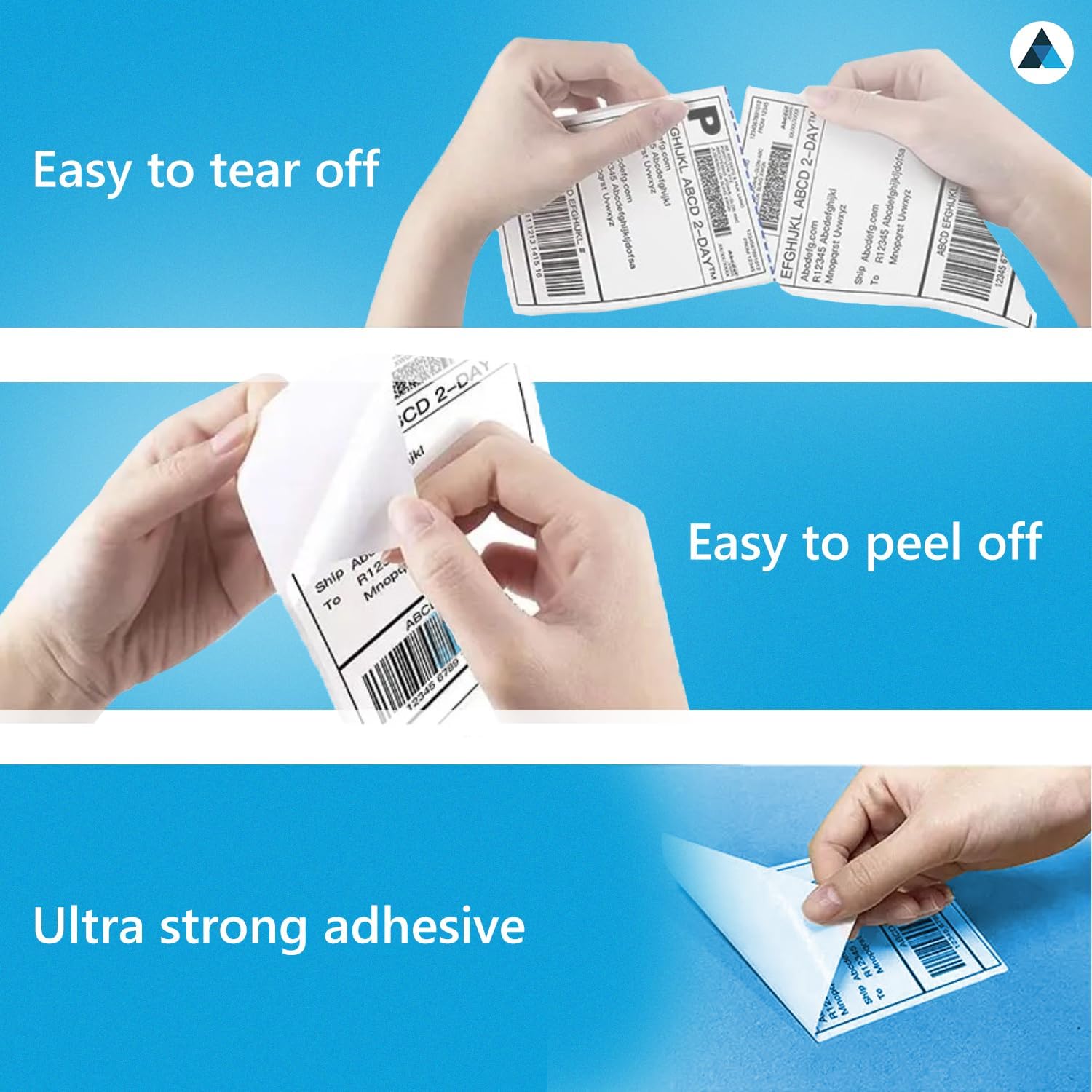 Nationwide Paper 6x8 Thermal Shipping Labels (148mm x 210mm), 1000 Labels/Roll - 1 Roll, Premium Self-Adhesive White Labels for Thermal Printers, Amazon FBA, Ebay, Shopify