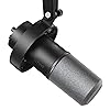FIFINE Recording XLR/USB Microphone Studio Dynamic Podcast Cardioid Microphone for Vocal Voice-Over Music Streaming Gaming, with 3.5mm Headphones Jack, Mute Button, Black Metal Mic-K688