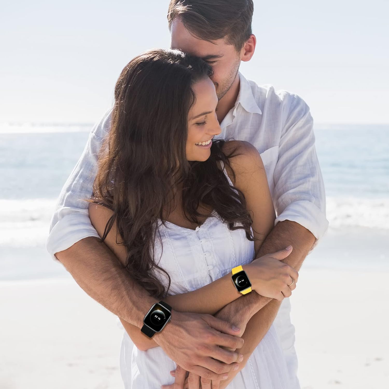 Brigtlaiff Braided Solo Loop Compatible with Apple Watch Band, 38mm-49mm, Women Men, Adjustable Stretchy Nylon Wristband Strap for iWatch Series 1-10, 6pack - Image 7