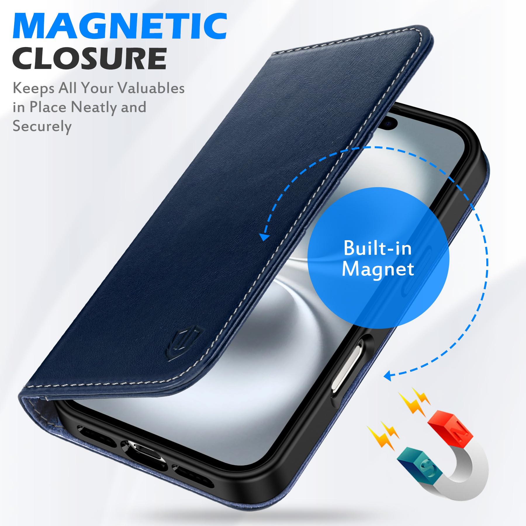 SHIELDON Wallet Case for iPhone 16 5G 2024 - Image 4