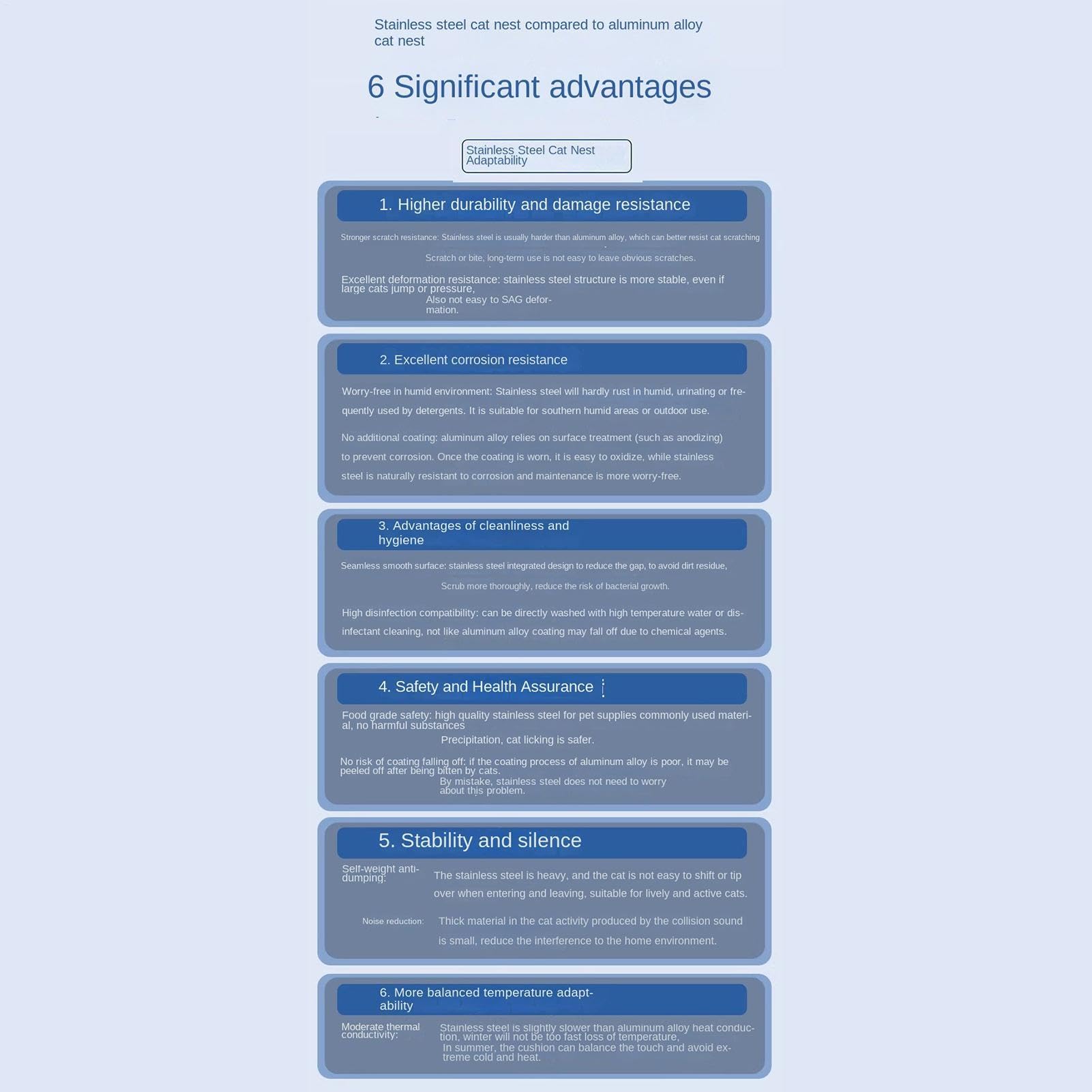 Psie chłodzące legowisko Kojec ze stali nierdzewnej dla szczeniaka z 6 | Legowisko dla kota na lato, do klatki, na biwak, w podróży, do snu,
