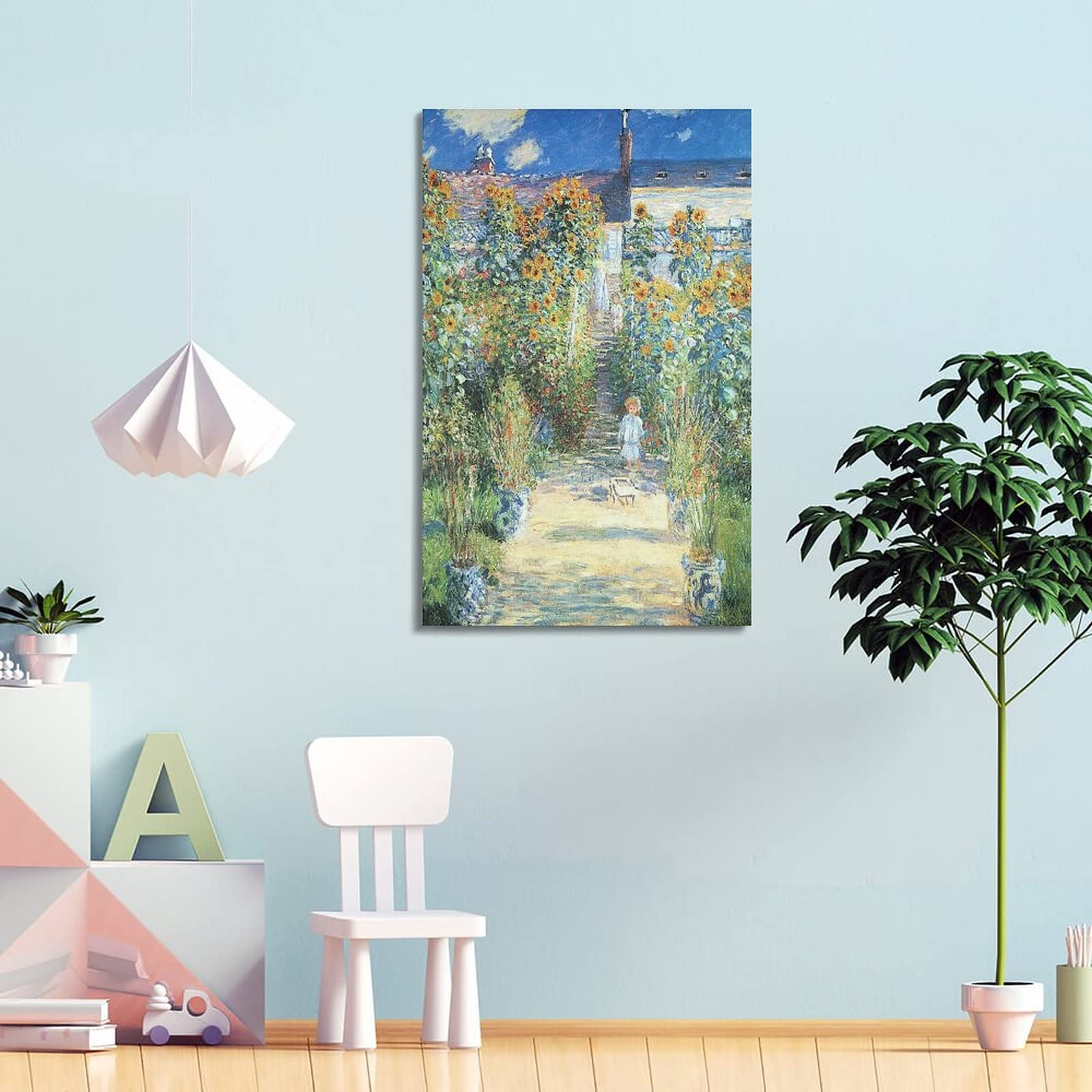 Amazon.co.jp: Claude Monetクロード・モネ画家作品「ヴェトゥイユの