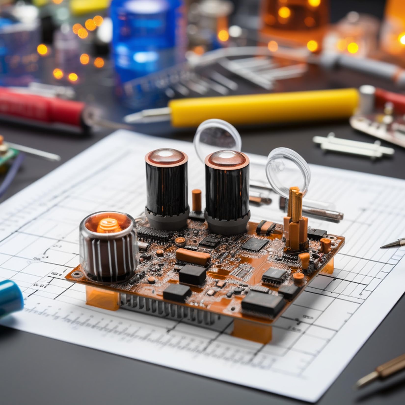 10 sztuk PCB Płytka drukowana Uniwersalna płytka prototypowa, 10 x 10 cm Elektroniczne prototypy DIY Perforowane Base, Dwustronna płytka drukowana PCB Prototyp do projektu DIY