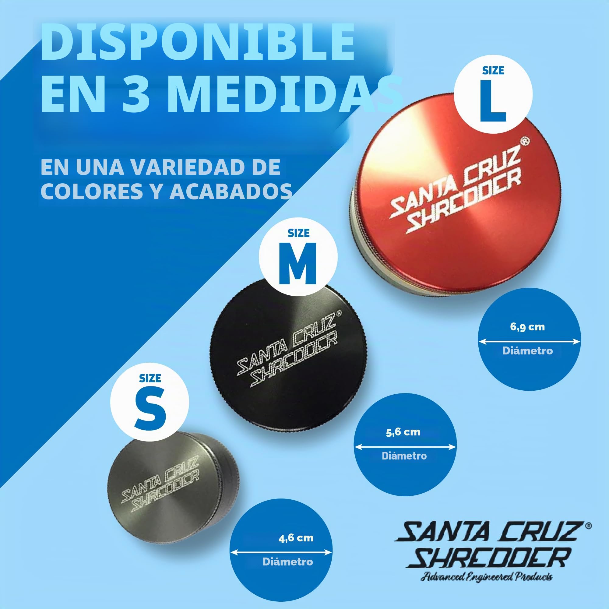 Santa Cruz Cali Crusher molinillo de trituradora con polen prensa