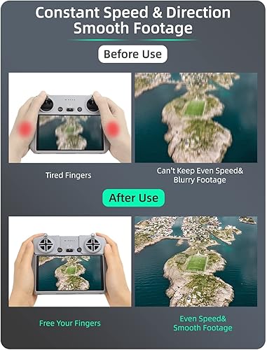 Miniatura 3 de For D RC Mini 3 Pro Mavic 3 Mini 2Air 2S Remote Controller Rocker Speed Controller Lengthen Aluminum Alloy Thumb Rockers for D RC Mini 3 Pro Mavic 3