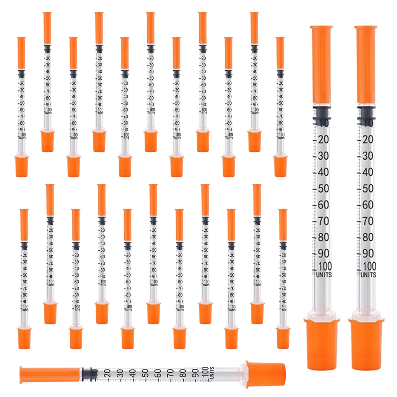 Roe Tenpo 25 Pack 1ml Syringes, Plastic Syringe for Liquid Dispensing Measuring Tool, Individually Wrapped, Multipurpose Use for Labs, Pet Feeding, Oils, Glue & Crafts