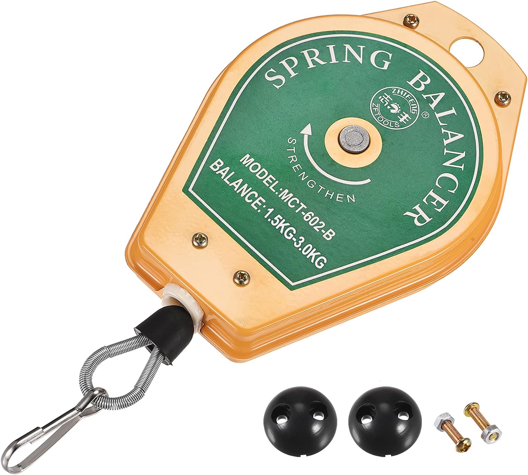 MECCANIXITY Retractable Spring Balancer Tool Holder Hanging Equipment 3.3-6.6lbs (1.5-3kg) for Assembly-line with Fitting Accessory