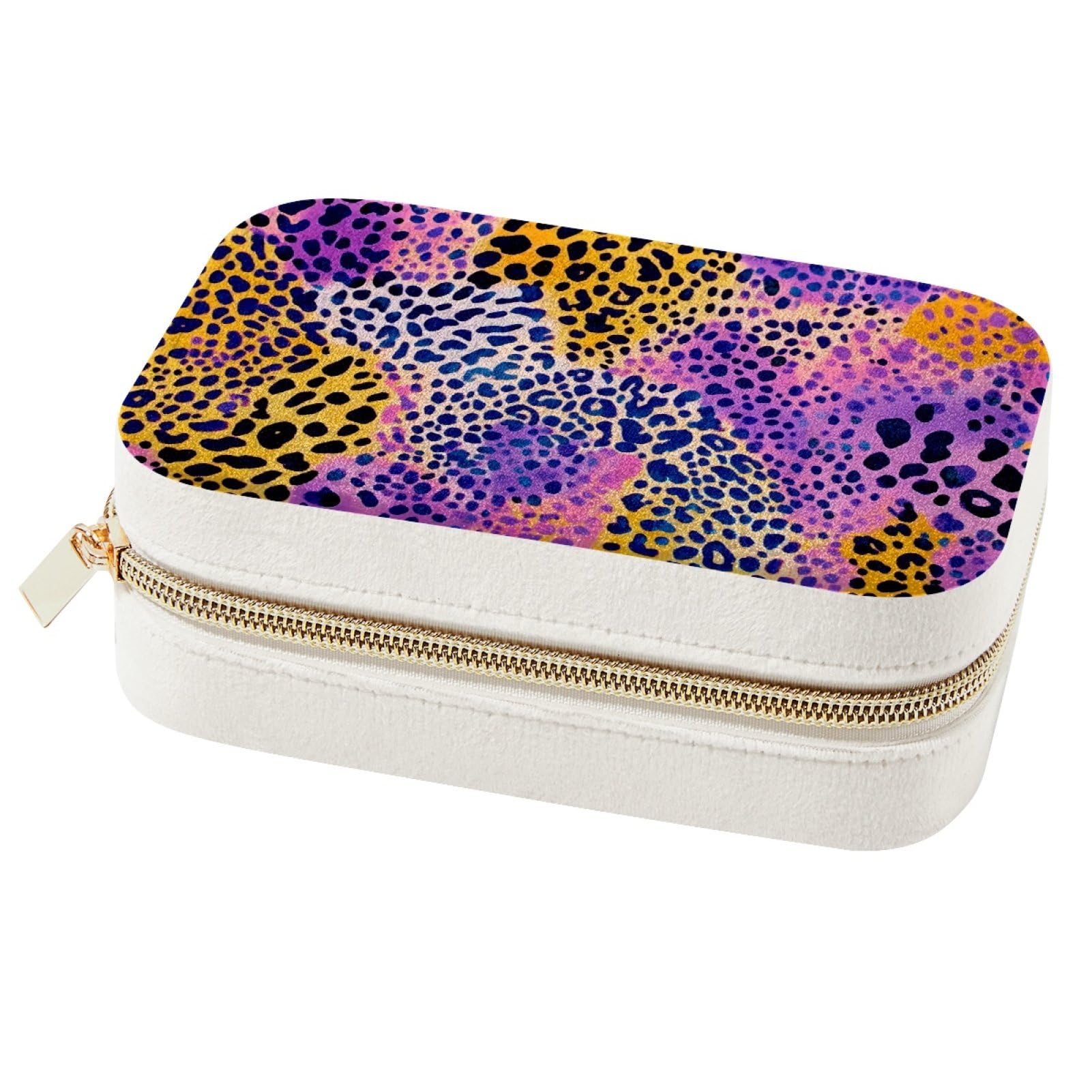 Boîte à bijoux portable pour femme avec compartiment bagues voyage