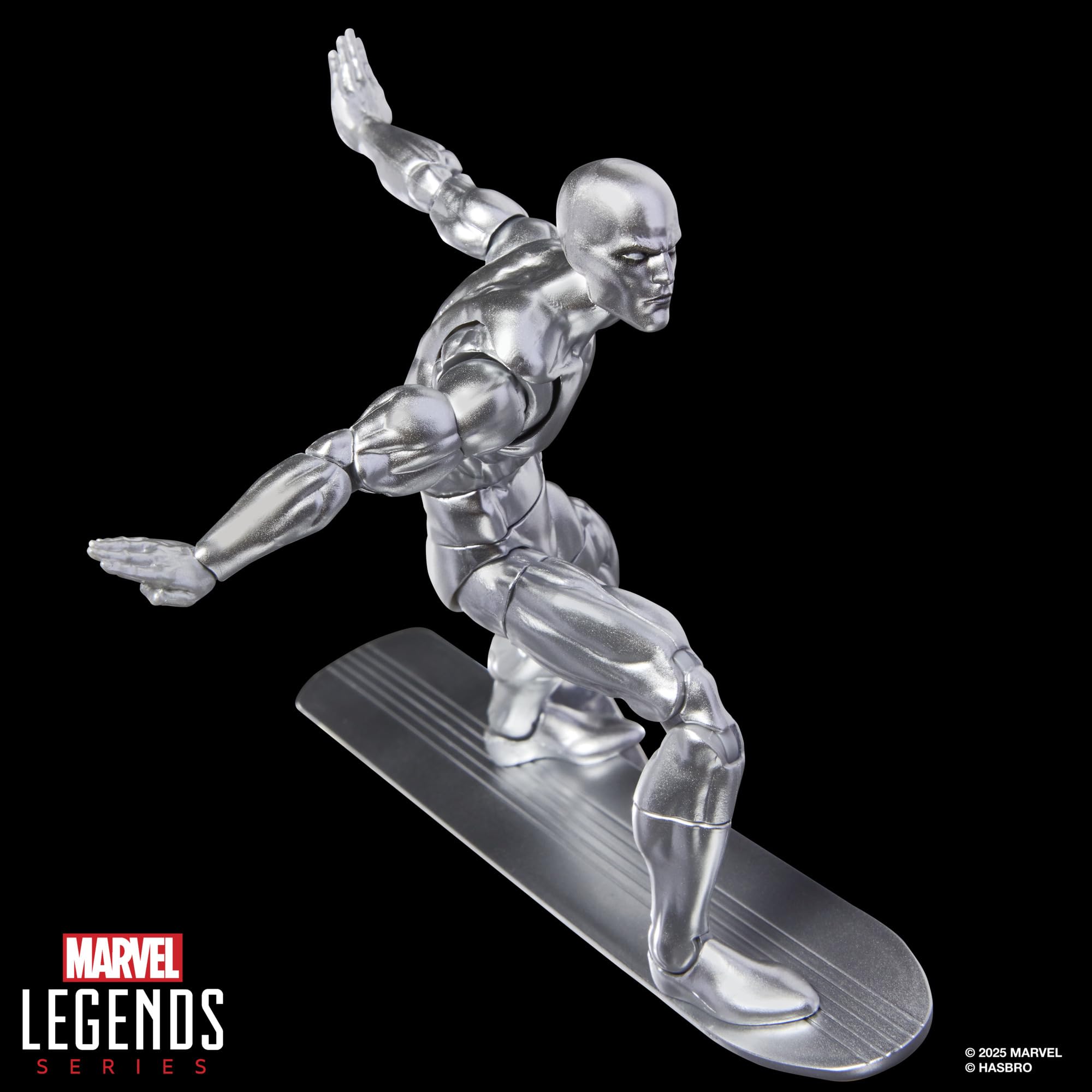 Marvel Legends Series, Figurine Surfer d'argent des Bandes dessinées Fantastic Four