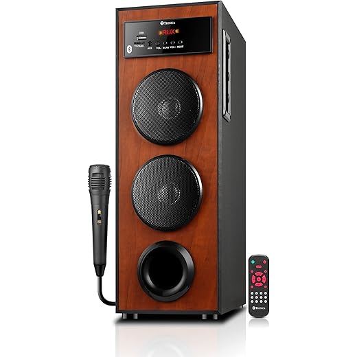 TRONICA Dhwani DJ 40W Bluetooth Tower Home Theater System wi