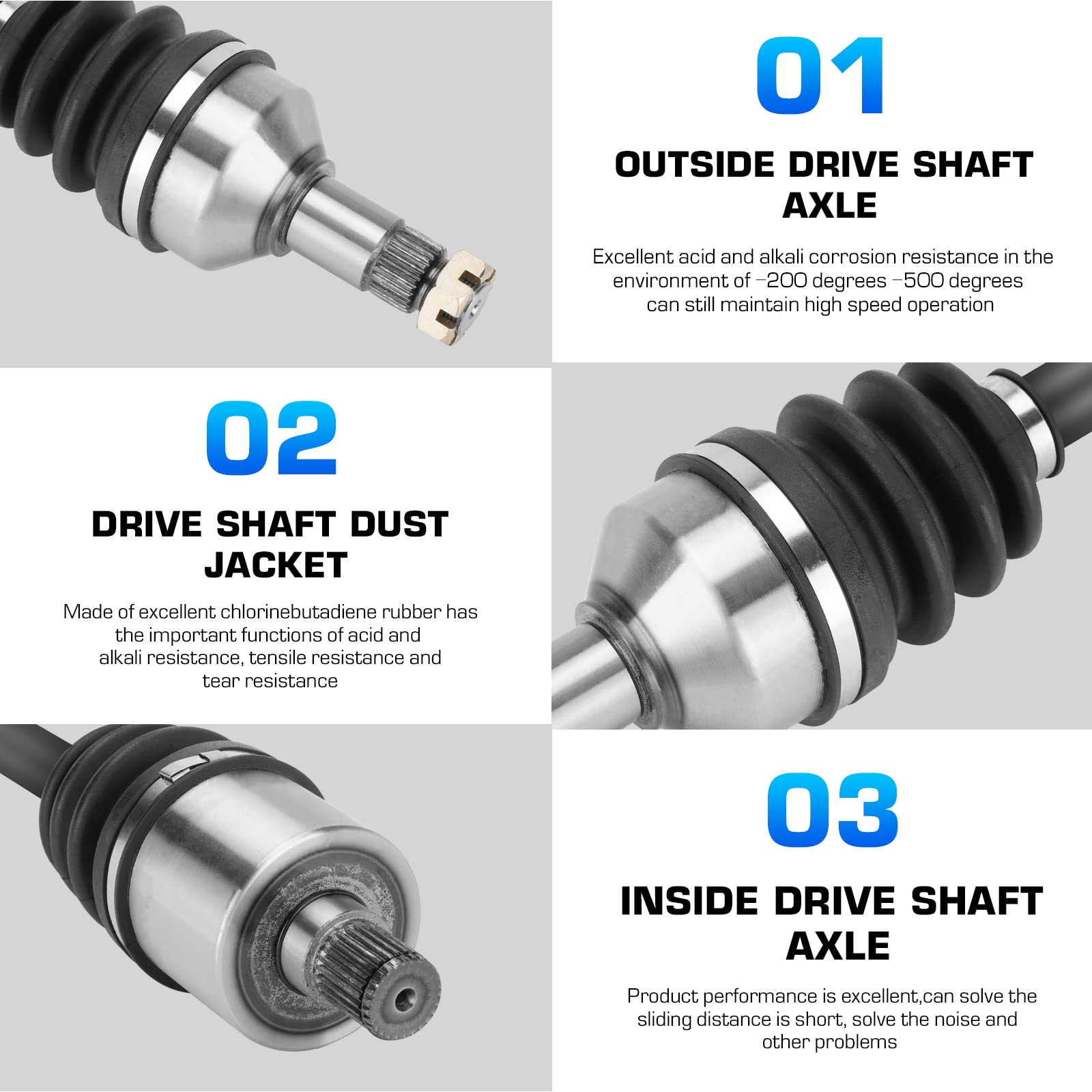 Amazon.com: Rear Left or Right CV Axle Shaft for Arctic Cat