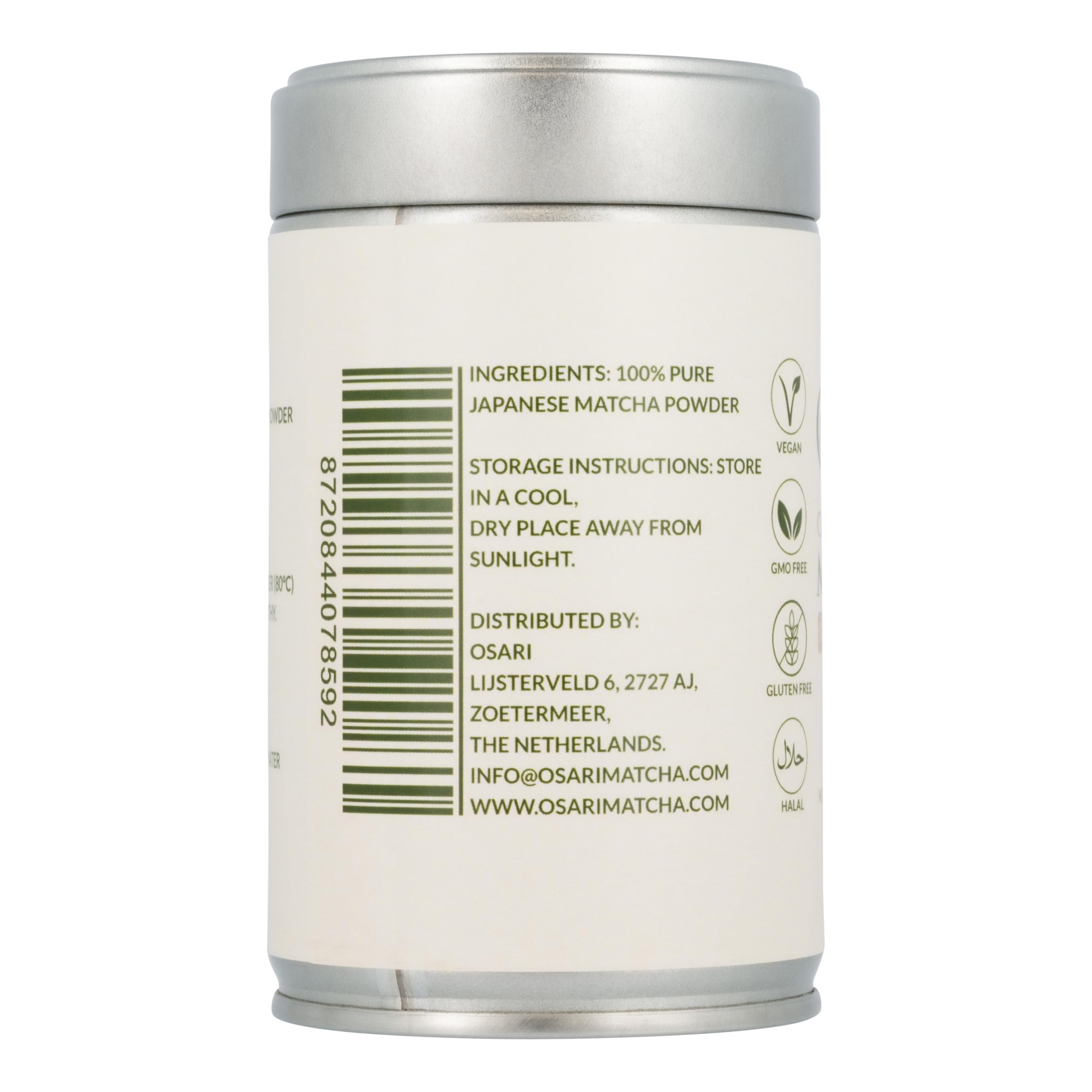 OSARI Matcha Ceremonial 80 g – Primera Cosecha de Kagoshima, Japón – Matcha Japonés 100% Puro – Molido a la Piedra y Analizado en Laboratorio – Umami Suave